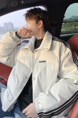 新款字母印花潮牌立领羽绒服男冬季外套225-2-Y212-P235-控318，男装羽绒服，星座225-2