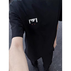 纯棉260克恶魔眼印花短袖ZX0312-特批27，男装T恤，星座313A(原308A-2)