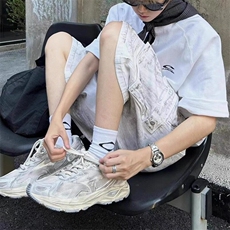 美式街头工装牛仔短裤男多口袋设计宽松五分裤直筒裤LD66811-P54，男装牛仔裤，星座1008