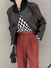 皮衣，女装皮衣，卡薇尔