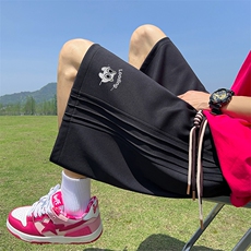 25年直播抖音得物品质运动男中裤五分休闲短裤K313P30控48，男装牛仔裤，电商C408(原B339-1)
