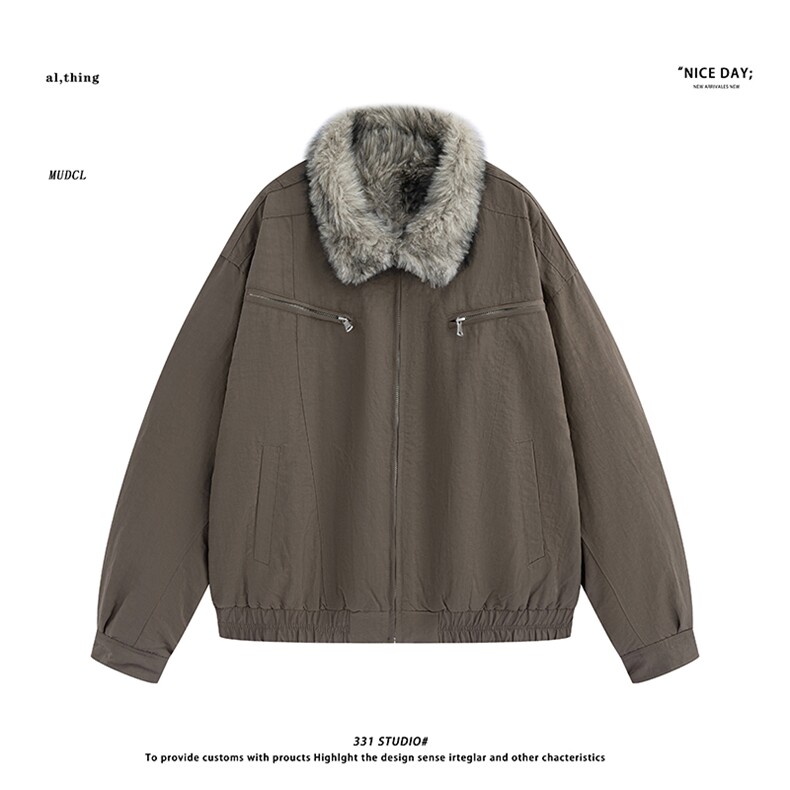 平铺~冬季美式加厚座山雕棉衣外套E107/P138,男装棉衣,电商B331