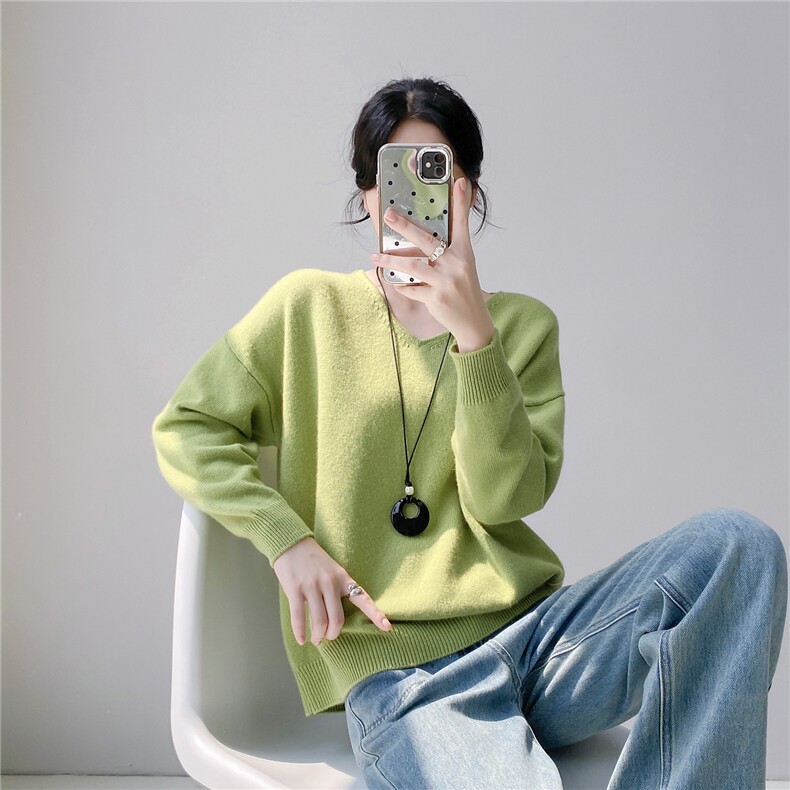 2025百搭时尚简约，女装针织衫/毛衣，织纯羊绒