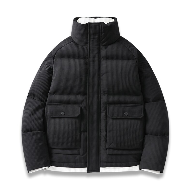 韩版高街冬季新款男士立领棉衣保暖棉袄外套潮羽绒服ESY0213-P205，男装羽绒服，电商B306