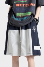 2023夏季新款无影墙大码vibe撞色泡沫印冲锋短裤M-5XHK23159-P35，男装休闲裤，电商A022