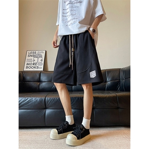8XL-M 抖音品质特大码 ins潮流亮色休闲短裤印花五分裤DK1521P35图片
