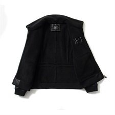 防麂皮绒机车服皮毛一体飞行服皮衣男外套保暖男士夹克F6000*P265，男装皮衣，电商D221(原钱塘6000)