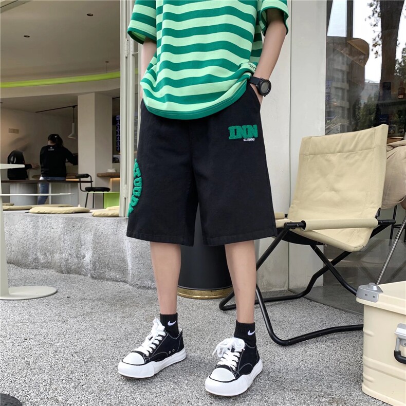 男春季潮流时尚休闲短裤毛巾绣短裤DK0001P31,男装休闲裤,星座1116-2