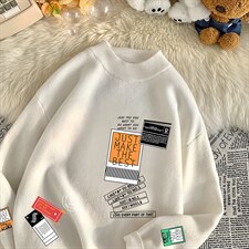 M18121-P45加绒款-P65半高领毛衣男士大码针织衫男毛线衣男,男装针织衫/毛衣,电商A040