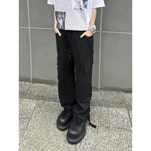 B221 美式ins街头hiphop宽松休闲多口袋工装裤子 LK23120-P65控88图片