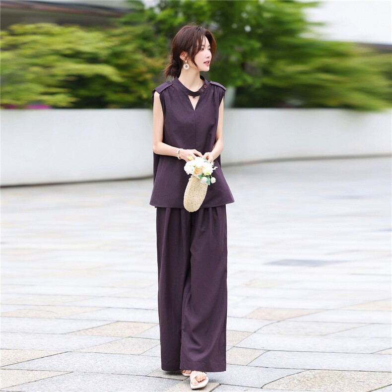 新款夏季优雅知性上衣裙子两件套显高显瘦日常通勤清新套装女,女装套装/套裙,鑫源服饰