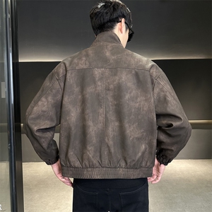 立领开衫精品外套夹克图片