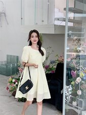 现货，夏季新款韩版连衣裙，女装连衣裙，秋水伊人