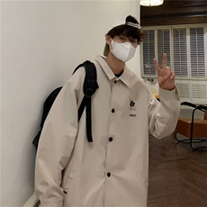 春秋季工装外套新款韩版潮流休闲帅气棒球服夹克上衣W3554-P40，男装夹克，星座512-2