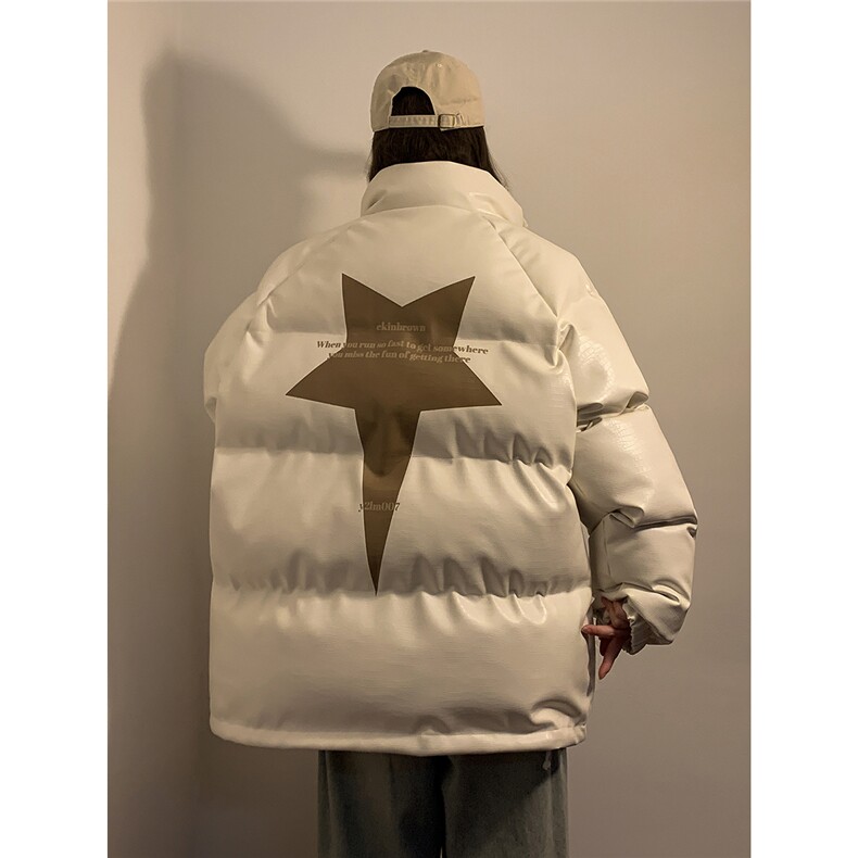 1中性风鳄鱼纹印花字母设计大码M-5XL潮流棉衣男MY77730P128控168，男装棉衣，星座226-2