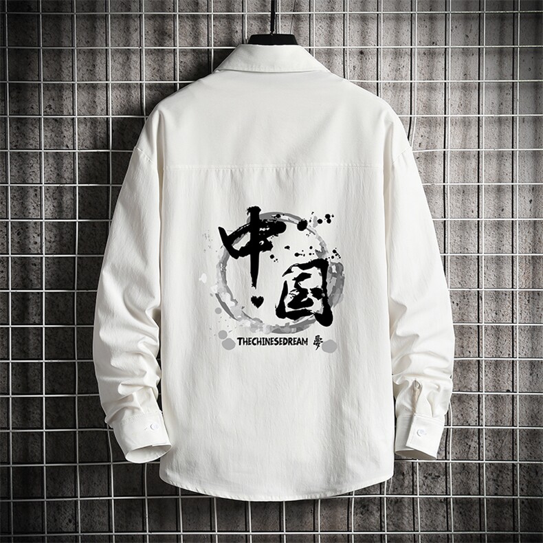 CS15134-P38加绒款-P48长袖衬衫男士大码宽松衬衣男寸衫网格,男装衬衫,电商A040A