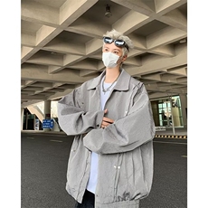 1506/QW1860/P70美式复古金属感褶皱设计感小众个性上衣外套，女装短外套，星座1506