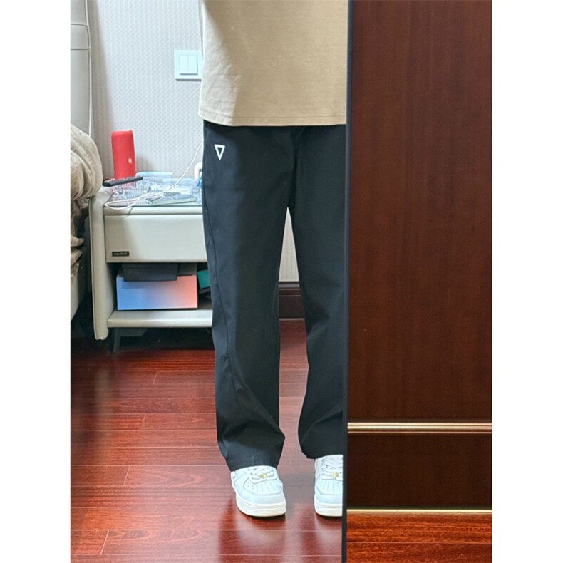 【有货】XXK324HH-特P40三角标裤子男女直筒宽松休闲裤,男装休闲裤,星座1007（原301D）
