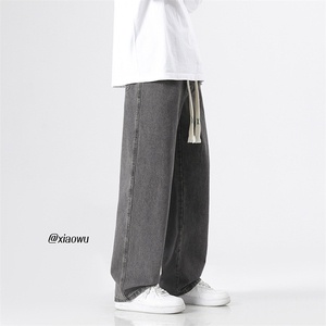 跑量 现货牛仔裤男直筒B342-K7002-P35控58图片