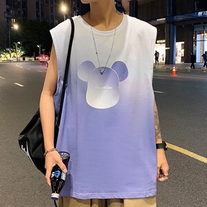 夏季港风宽松青少年休闲背心TC1105-P25图片