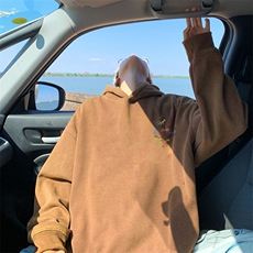 美式潮牌重磅水洗做旧连帽卫衣力推大码男XZ517A-2-Y7742-P68，男装卫衣，星座517A-2