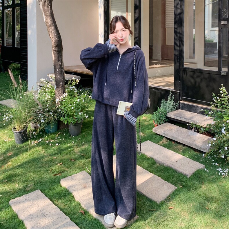 【26春新款】格子拼接两件套2D001-6761-P165-K268,女装套装/套裙,2D001