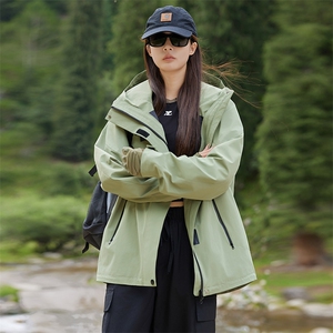 冲锋衣2025新款夹克新款户外运动三合一防水登山服外套 C827-P110图片