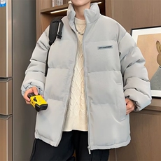 棉衣男港风潮加厚保暖宽松百搭2024冬季ins慵懒棉服外套MF122-P89，男装棉衣，星座412-3