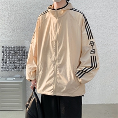 情侣防晒衣夹克男女拼接外套上衣学生班服F02-P55，男装夹克，星座308B-2