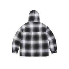 新款复古连帽格子棉衣newvintage宽松棉服外套男女慵懒风，男装棉衣，星座112A