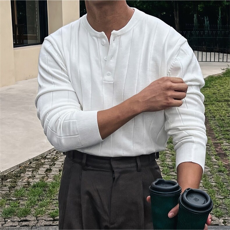 P40网络图B517原版高品质针织衫黑色白色M~3XL，男装针织衫/毛衣，星座506A