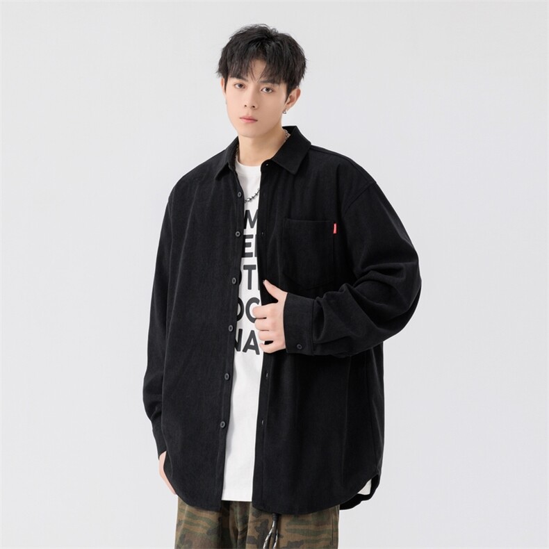 25年春季格子长袖衬衫得物二开衬衣宽松现货DS-C323-1-2388-T批40图片