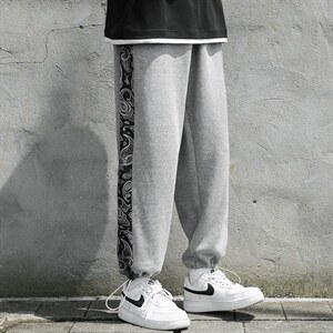 秋季新款主推大码休闲束脚九分裤运动裤男百搭潮流学生K9176P35，男装休闲裤，电商B226