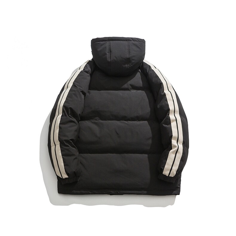 白底23冬季百搭宽松字母印花潮流棉服卫衣MY53031特批P95控158,男装棉衣,电商A247-1