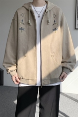 8XL-M特大码秋冬机能夹克外套冲锋衣百搭潮休闲宽松户外WY24P78，男装夹克，电商D206-1