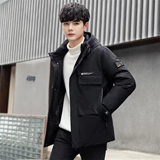 外贸夹克工装羽绒服短款派克服男士冬季连帽韩版外套YR3315-p120，男装夹克，星座1210A