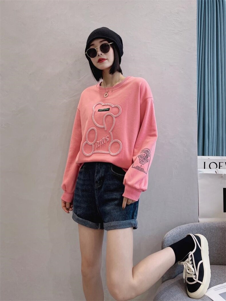 秋季长袖卫衣，女装卫衣/绒衫，薰衣坊