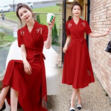 2023年夏季韩版通勤中长款流苏修身连衣裙,女装连衣裙,时尚俏佳人,浙宝-杭派风 2023年夏季韩版通勤中长款流苏修身连衣裙,女装连衣裙,时尚俏佳人,浙宝-杭派风