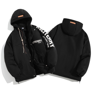 麂皮绒连帽棉衣男女棉服新款棉袄加绒外套冬装 3355-P90 控128图片