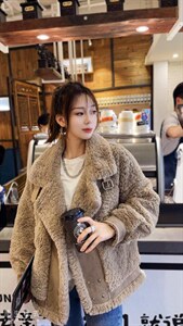 冬季皮毛一体 面料柔软,其它,倾城伊人