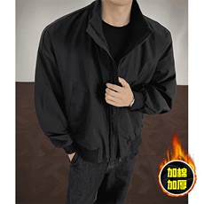 现货冬季美拉德立领飞行夹克廓形高街棒球服加棉加厚棉衣外套，男装夹克，电商A486-1