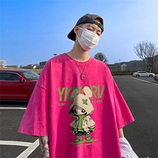 水洗玫红
