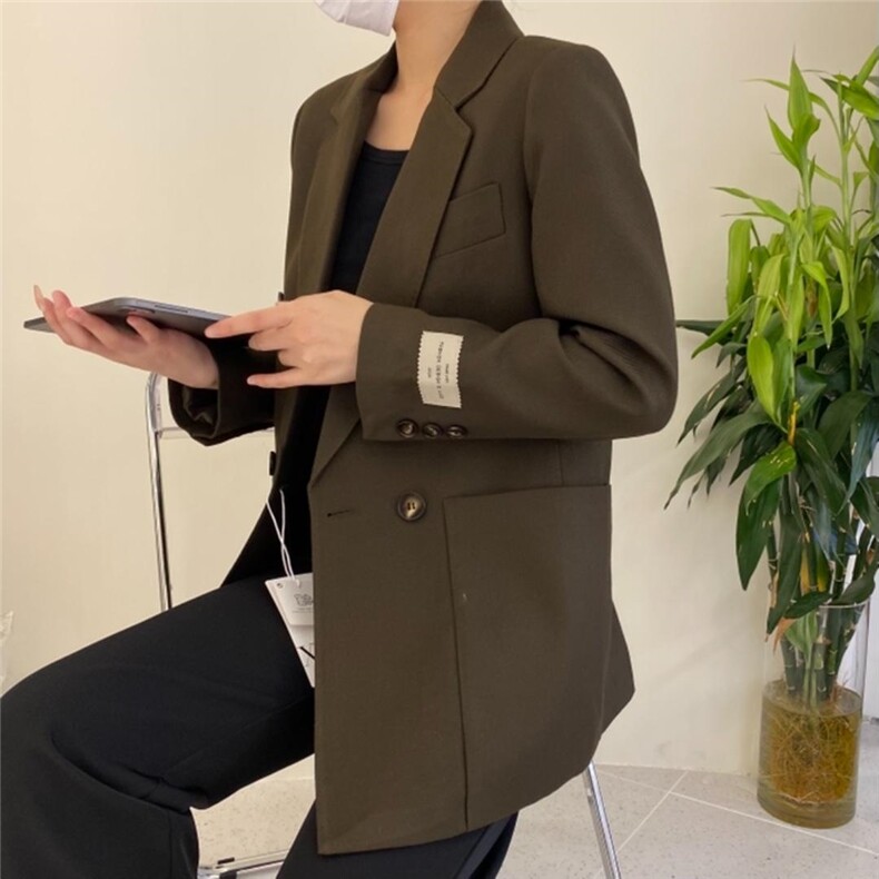 秋季新款金纺西装，女装西装，XIMO 熙茉