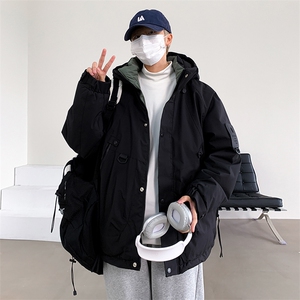 新款棉服石墨烯内里连帽加厚冬装情侣装韩版宽松棉袄MY8852-P105图片