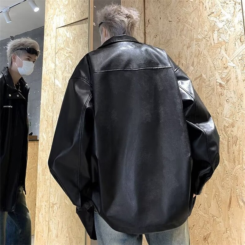 春季新款时尚外套凯美拉皮衣LW72P68,男装皮衣,星座1116-2