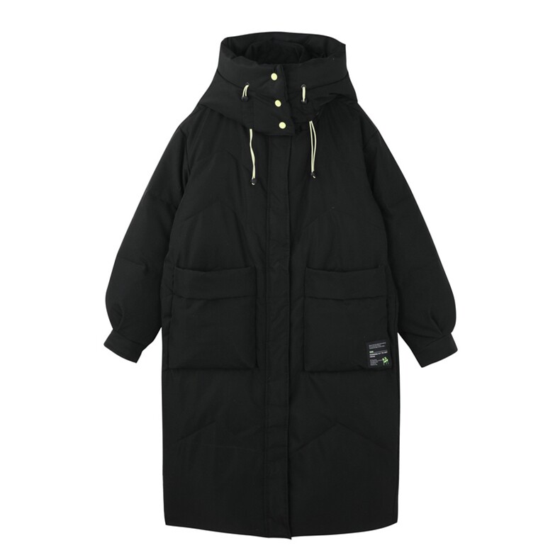 现货主推款东新款韩版宽松贴标连帽棉衣棉服女棉袄厚外套上衣,女装棉衣/棉服,浙宝186