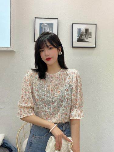 夏季新品碎花上衣，女装，色调轩