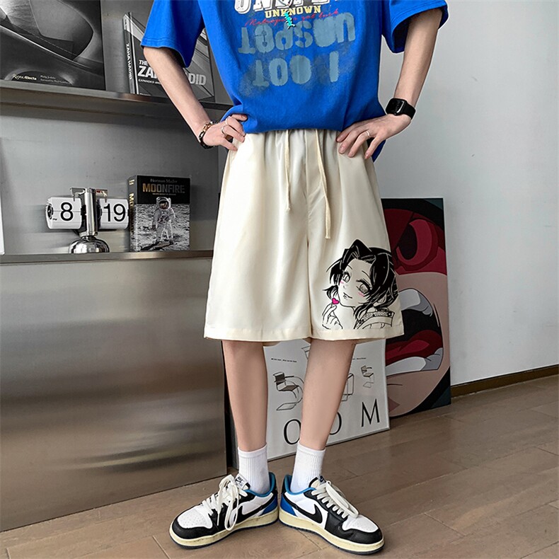 DK39153-P15港风休闲短裤男士大码运动五分裤男中裤男马裤,男装休闲裤,电商A040