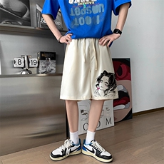 DK39153-P15港风休闲短裤男士大码运动五分裤男中裤男马裤，男装休闲裤，电商A040