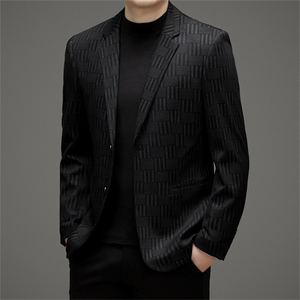 主推秋冬新款男士商务休闲西服韩版西装修身单西外套QS3233-P165图片